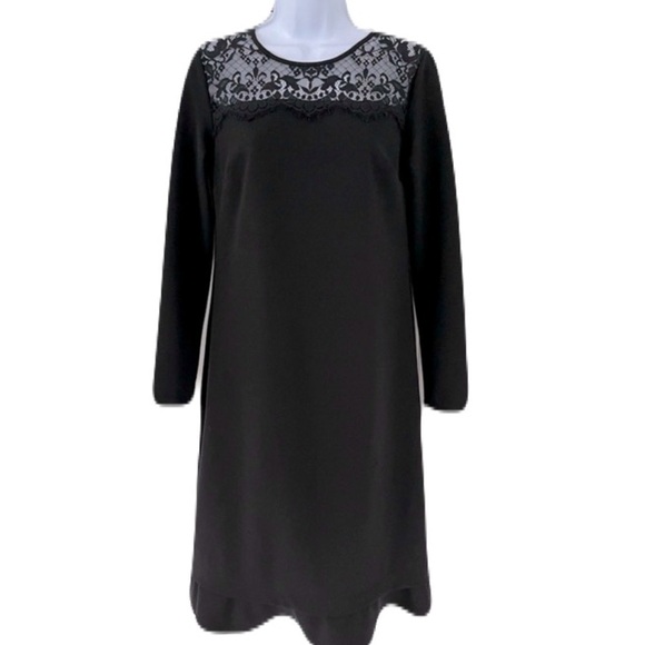 Joe Fresh/ Black  long sleeved midi dress/ Size US XS - Picture 1 of 12